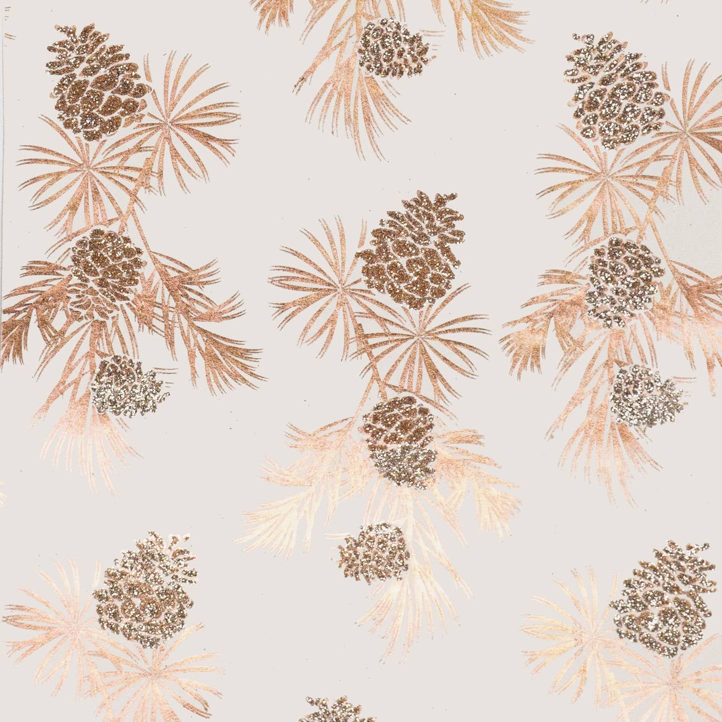 Golden Christmas Glitter wrapping paper