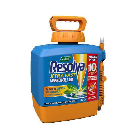 Resolva Xtra Fast Weedkiller 5L Power Pump RTU