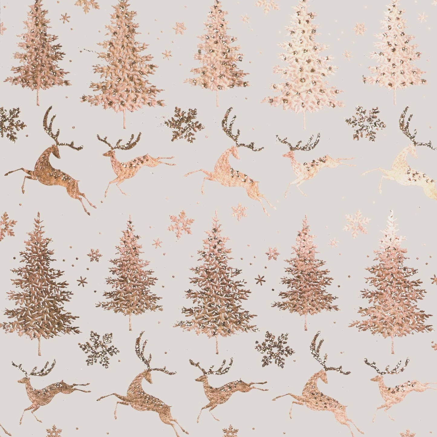 Golden Christmas Glitter wrapping paper