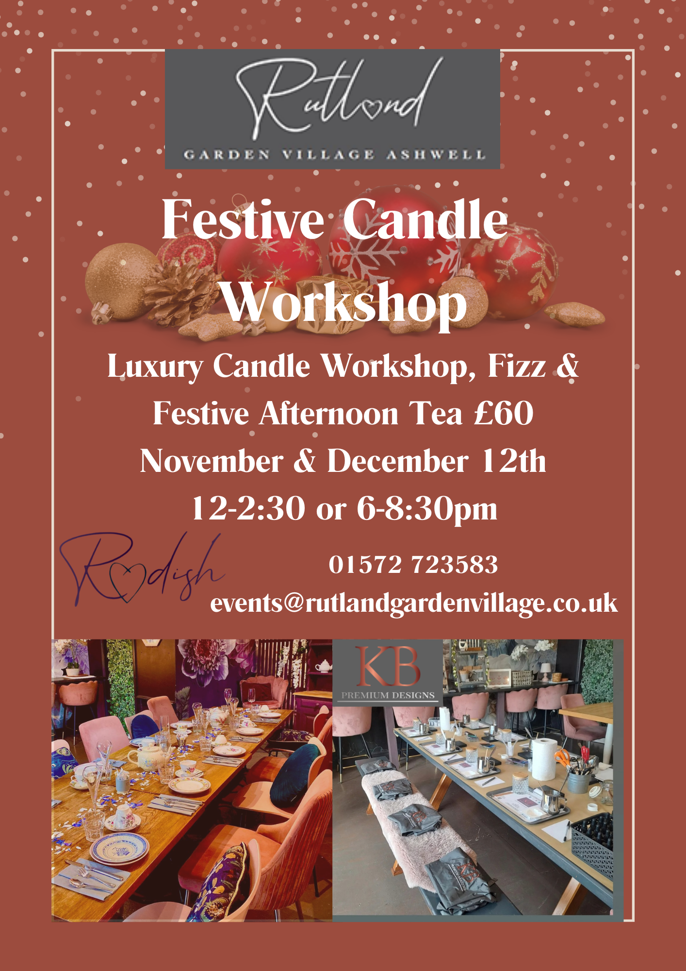 Festive Candle Workshop (Dec 12th)