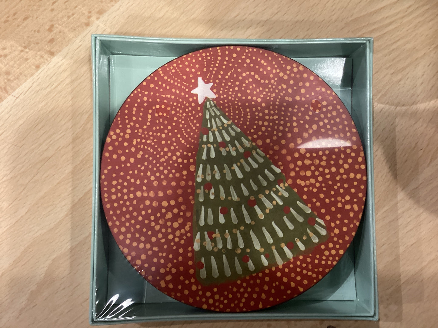 FILIGREE TREES Round Coasters, Set of 4