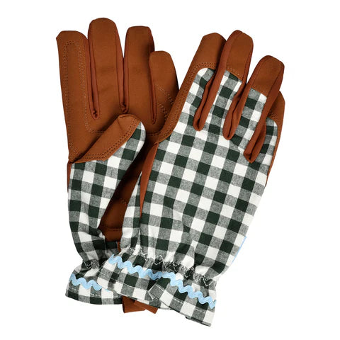 NEW Colour Collection Gloves - Heritage Green Check