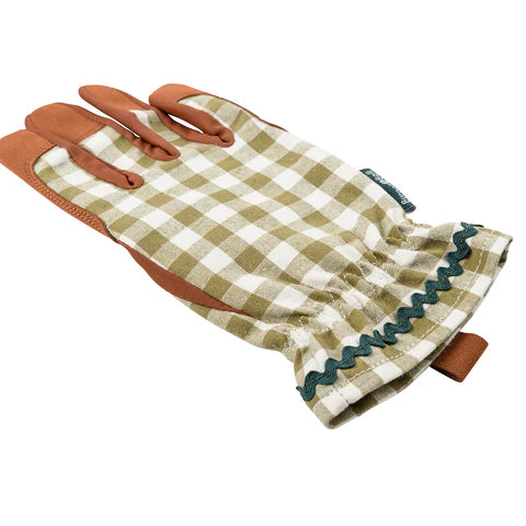 NEW Colour Collection Gloves - Olive Check