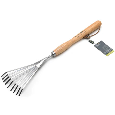 RHS Stainless Mid Handled Shrub Rake