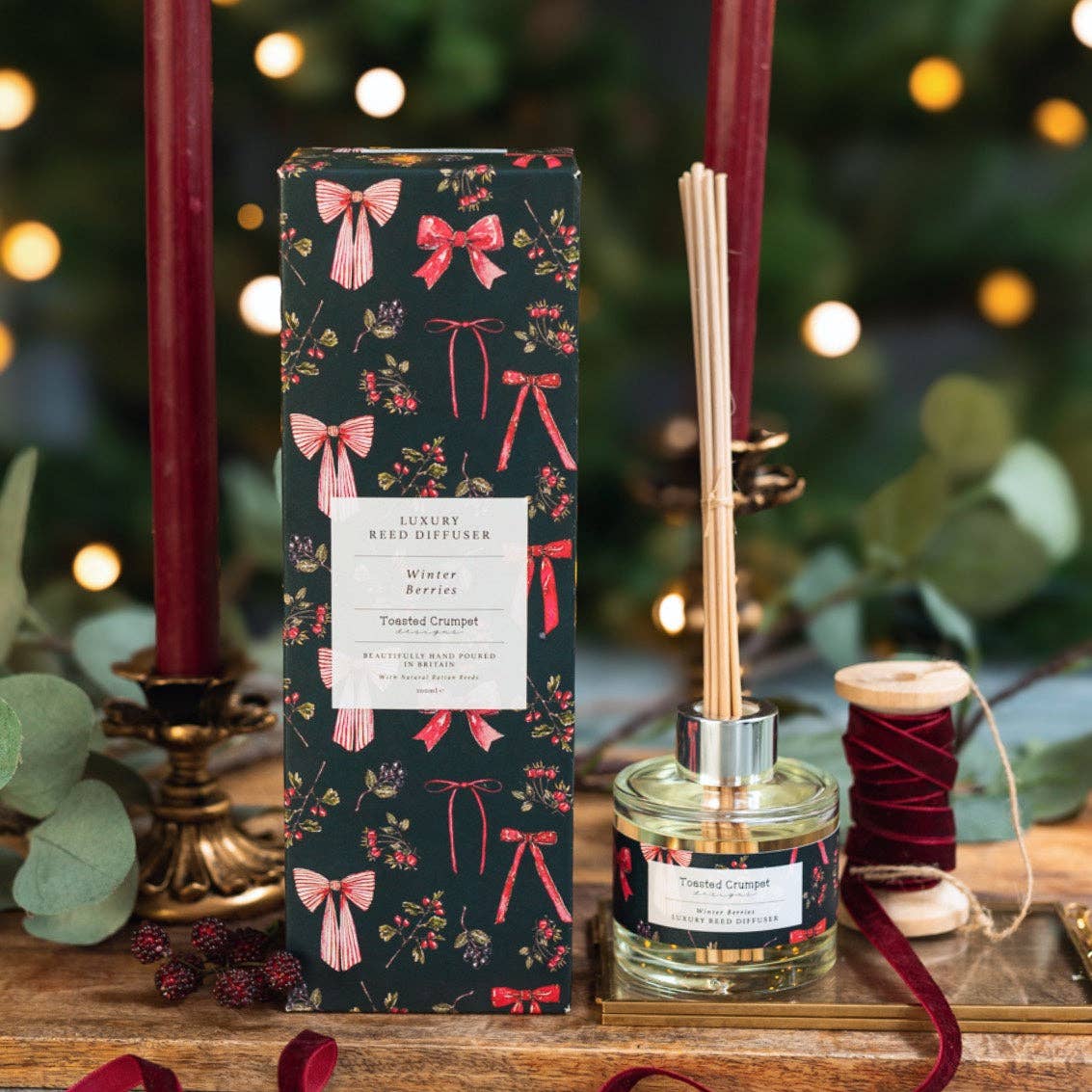 Winter Berries Diffuser (Bows & Berries)