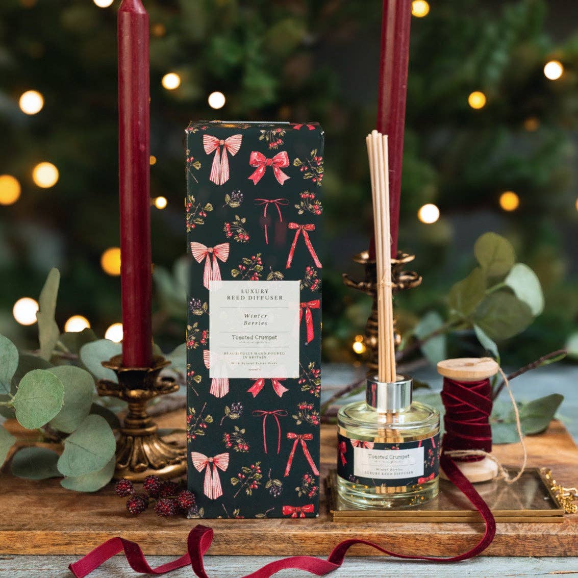 Winter Berries Diffuser (Bows & Berries)