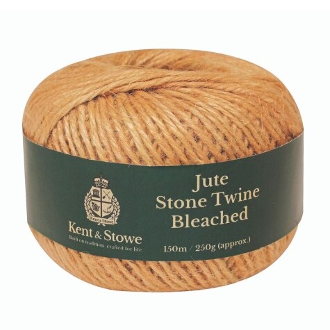 KS Jute Twine Bleached Stone150m 250g