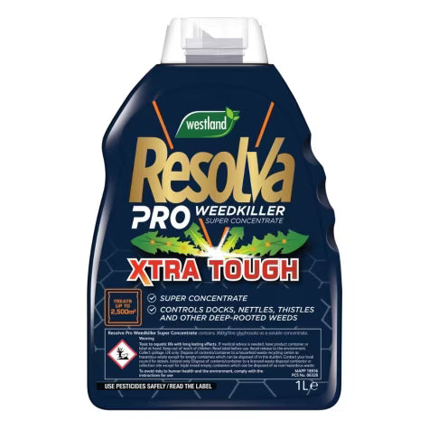 Resolva Pro Weedkiller Xtra Tough 1L Concentrate