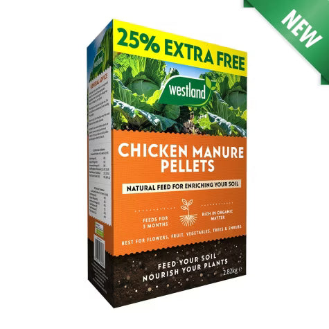 Organic Chicken Manure Pellets 2.25kg + 25% Extra Free