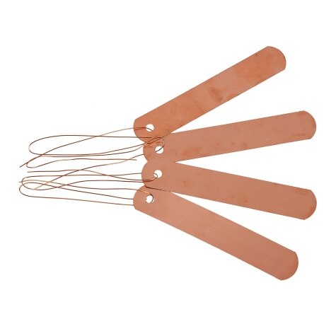 GM Copper Labels & Ties 20pk