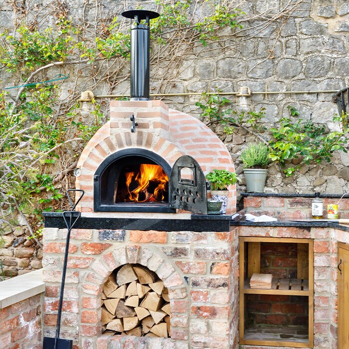 Fuego Brick Exterior 80 – Brick Pizza Oven - Rutland Garden