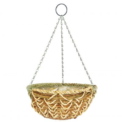Gardman Banana Braid Round Hanging Basket 35cm (14")