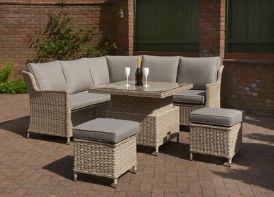 Glendale Cannes - Corner 5 Piece Rattan Set - image 2