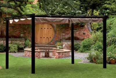 Glendale Seville Gazebo 3x3m Mocha - image 1