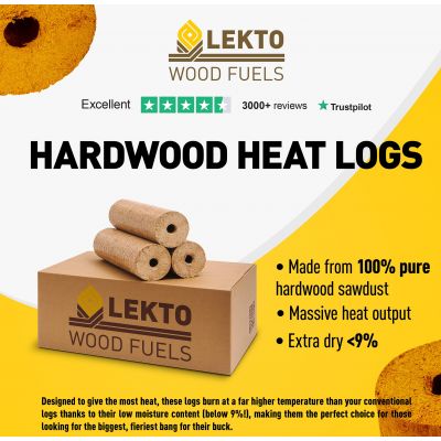 Lekto Hardwood Heat Logs