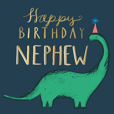 Hb Nephew Dinosaur Card