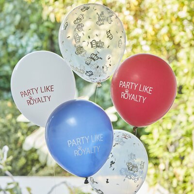 Jubilee Party Balloons - Pack of 5 - image 4