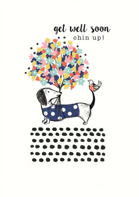 Chin Up Frank a Bouquet Card