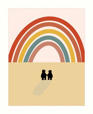 Bears & Rainbow Card