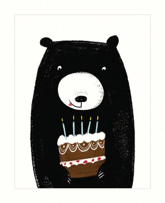 Bear & Cake Card