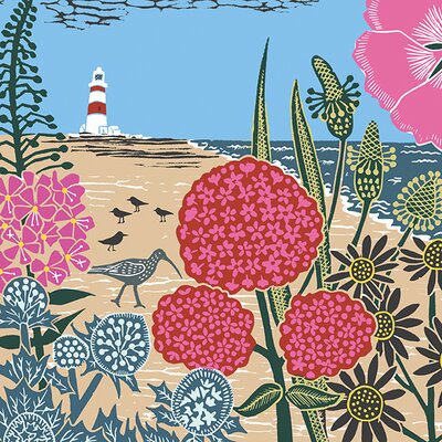 Beach a Lighthouse Card