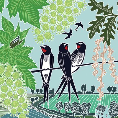 Swallows on a Line Card