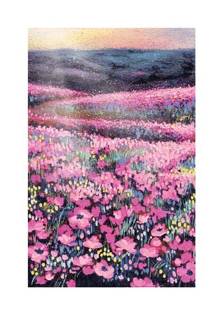 Pink Meadow Card