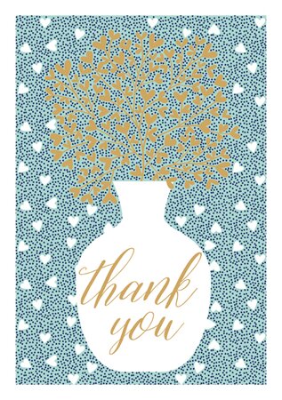 Thank You Vase Card