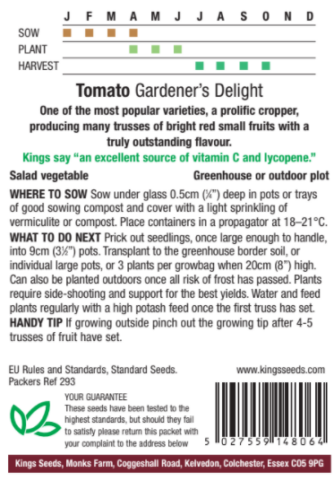Tomato Gardeners Delight Rhs - image 2