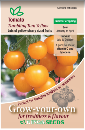 Tomato Tumbling Tom Yellow - image 1