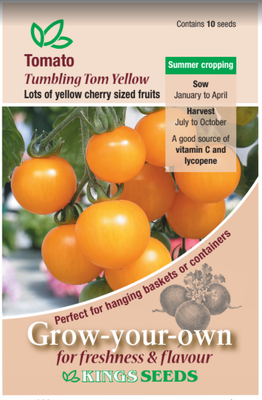 Tomato Tumbling Tom Yellow - image 1