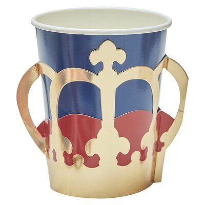 Union Jack Jubilee Party Paper Cups - Pack of 8 - image 3